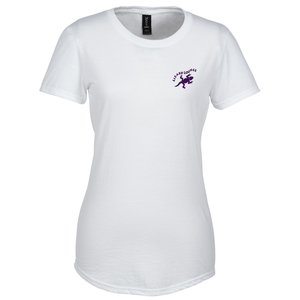 Gildan Tri-Blend T-Shirt - Ladies' - White - Screen Main Image