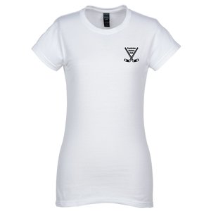 M&O Fine Jersey T-Shirt - Ladies' - White - Screen Main Image