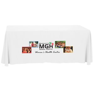 Closed-Back Table Throw - 6' - Front Panel - Full Colour Main Image