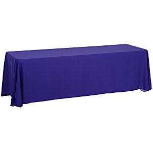 Serged Closed-Back Table Throw - 8' - Blank Main Image