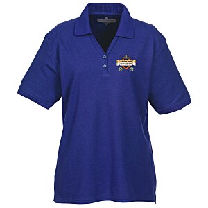 Soft Touch Pique Y-Placket Sport Shirt - Ladies' - Full Colour Main Image