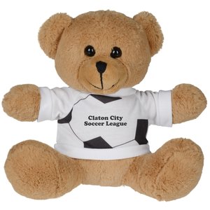 7" Sports Teddy Bear - Soccer Main Image