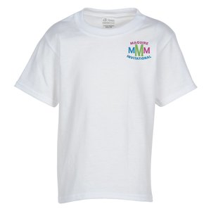 Everyday Blend T-Shirt - Youth - White - Embroidered Main Image
