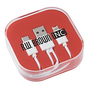 Atomic Duo Charging Cable with Phone Stand Case Main Image