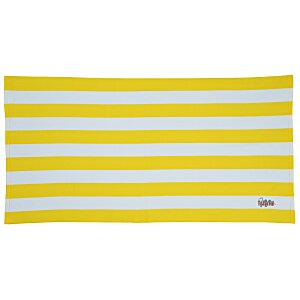Cabana Striped Microfibre Beach Towel - 30" x 60" Main Image