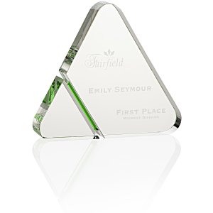 Triangle Stripe Crystal Award Main Image