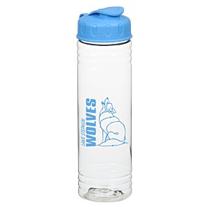 Clear Impact Halcyon Water Bottle with Flip Lid - 24 oz. Main Image