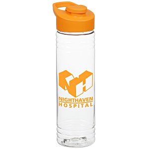 Clear Impact Halcyon Water Bottle with Flip Carry Lid - 24 oz. Main Image