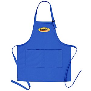 Adjustable Easy Care 2 Pocket Apron -  Embroidered Main Image
