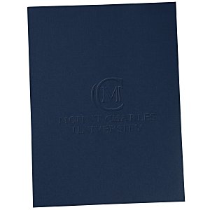 Embossed Linen Paper Folder Main Image