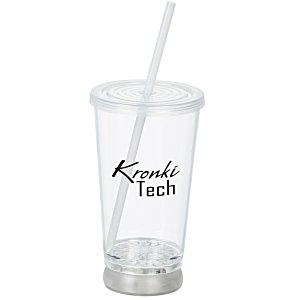 To-Go Light-Up Tumbler with Straw - 16 oz. - Multicolour Main Image