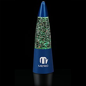LED Glitter Rocket Lamp Main Image