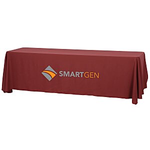 Serged Open-Back Table Throw with Pocket - 8' Main Image