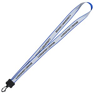 Reflective Lanyard - 3/4" - 32" - Plastic Swivel Snap Hook Main Image