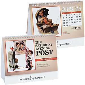 The Saturday Evening Post Norman Rockwell Desk Calendar - Large Main Image