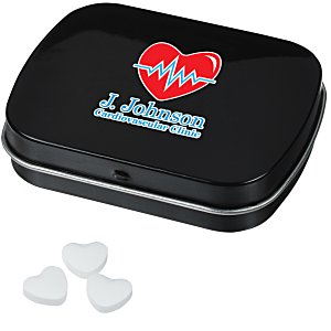 Mint Tin with Shaped Mints - Heart Main Image