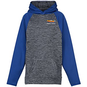 Dynamic Heather Two-Tone Hoodie - Youth Main Image