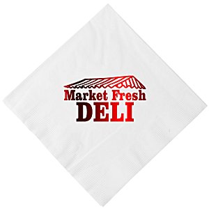 Luncheon Napkin - 3-ply - White - Foil Main Image