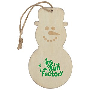 Wood Ornament - Snowman Main Image