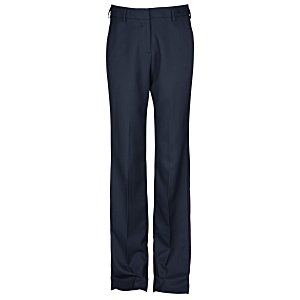 Synergy Washable Flat Front Pants - Ladies' - Belt Loops Main Image