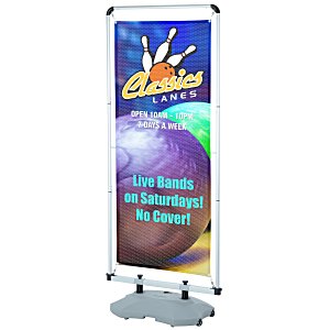 FrameWorx Outdoor Flex Banner Stand - One Sided Main Image