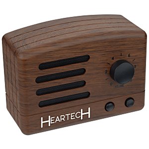 Vintage Wood Grain Bluetooth Speaker Main Image