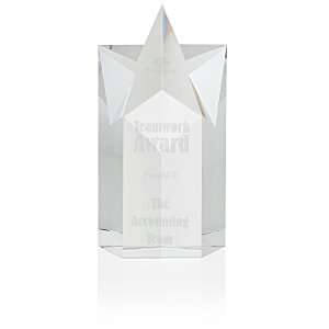 Superstar Crystal Award - 8" Main Image