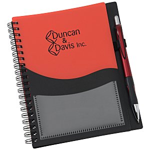 Moray Business Card Notebook with Pen- Closeout Main Image