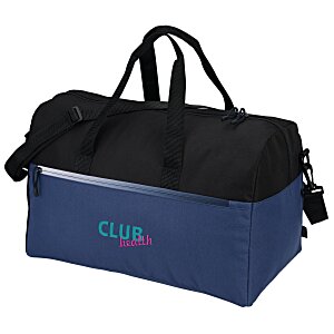 Ombre Zip Accent Duffel - Embroidered Main Image