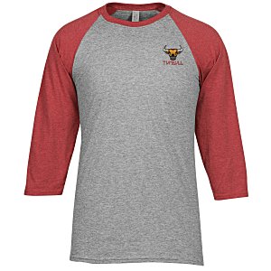 Jerzees Dri-Power Tri-Blend Baseball T-Shirt Main Image