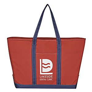 Two-Tone Mondo Tote Bag - Closeout Main Image