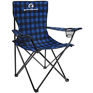 Northwoods Plaid Folding Chair Main Image