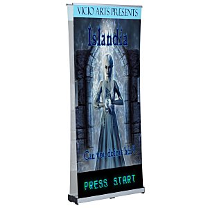 Ideal Retractable Banner - 33-1/2" - Double Sided Main Image
