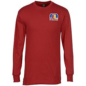 M&O Gold Soft Touch LS T-Shirt - Men's - Colours - Embroidered Main Image