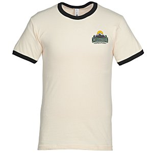 Next Level Cotton Ringer T-Shirt - Men's - Embroidered Main Image