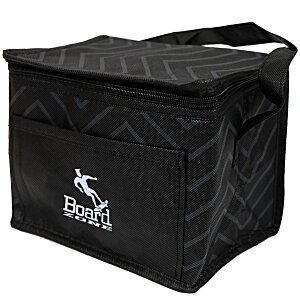 Tonal Zig Zag Accent Lunch Cooler - 24 hr Main Image