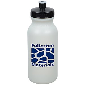 Value Sport Bottle with Push Pull Lid - 20 oz. - Glow in Dark Main Image