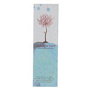Direct Print Seeded Paper Bookmark - 5" Main Image