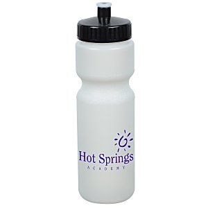 Value Bottle with Push Pull Lid - 28 oz. - Glow in Dark Main Image