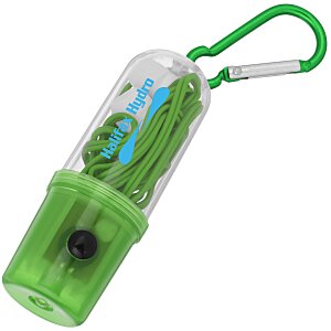 Carabiner Case Key Light with Ear Buds Main Image