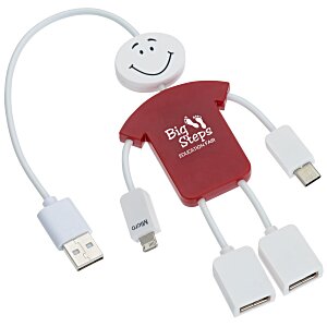 TechMate 2.0 Duo Charging Cable and USB Hub Main Image