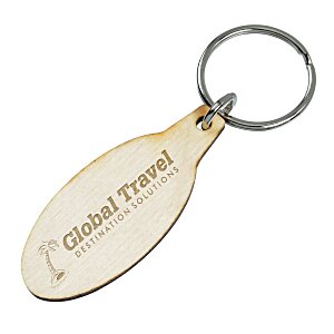 Wooden Keychain - Oval Main Image