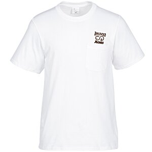 Everyday Cotton Pocket T-Shirt - Men's - White - Screen Main Image