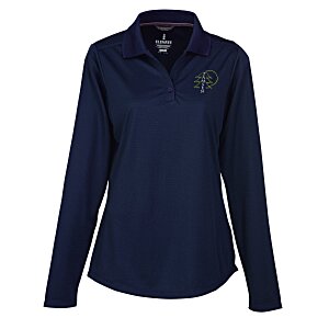 Dade Textured Performance LS Polo - Ladies' - 24 hr Main Image