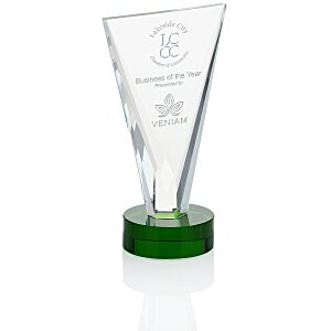 Valiant Crystal Award - 9" Main Image