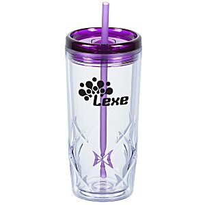 Refresh Simplex Tumbler with Straw - 16 oz. - Clear Main Image