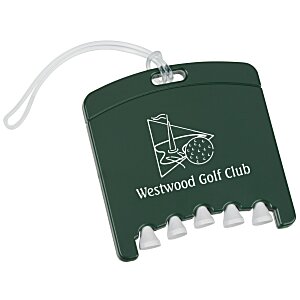 Golf Bag Tag with Tees Main Image