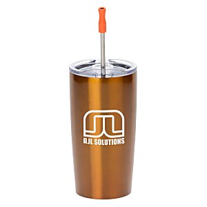 Yowie Vacuum Tumbler with Stainless Straw Set - 18 oz. Main Image