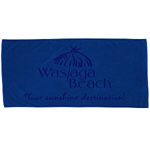 Midsize Velour Beach Towel - Colours Main Image