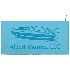 Quick Dry Suede Beach Towel with Carry Strap Main Image